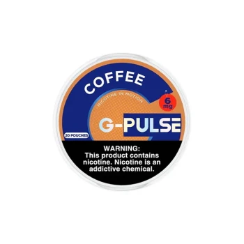 G-Pulse Coffee Nicotine Pouches | 20 Pouches/Pack